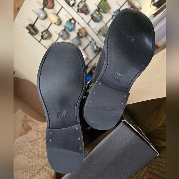 FRYE Phillip Harness Tall Drk Brown 10M Equestrian Vintage Leather Boots NIB NEW - Picture 4 of 9